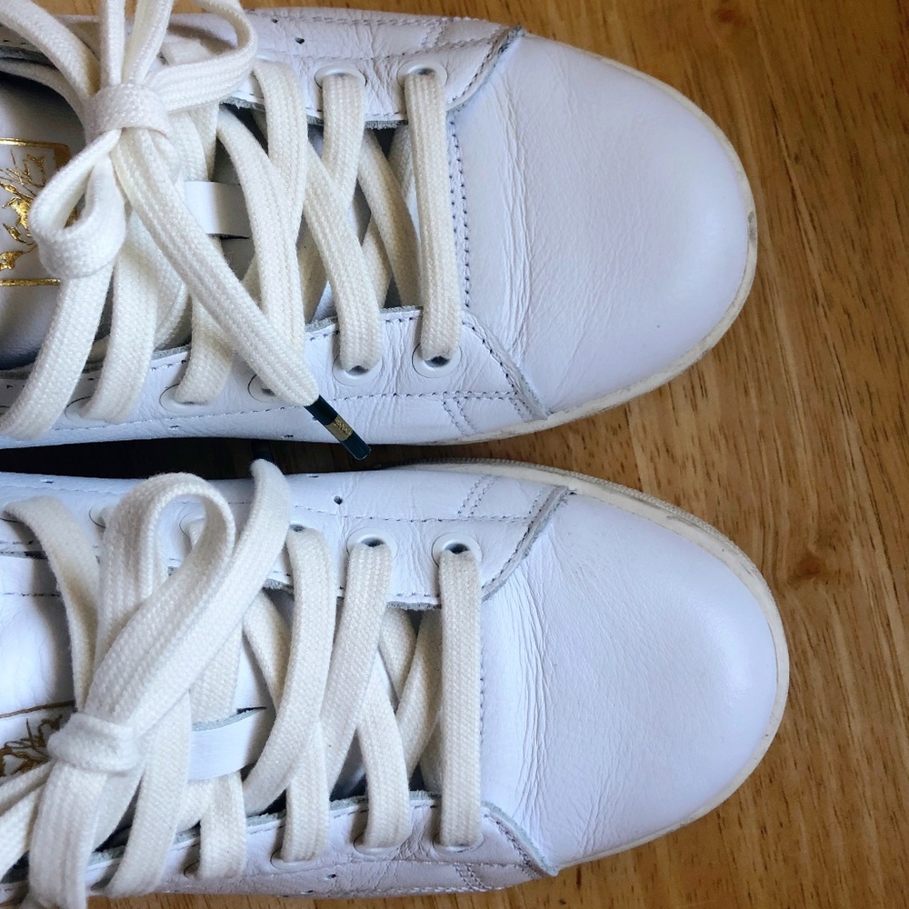 Adidas Stan Smith Sneakers *rare design* (Sz 7) - Picture 8 of 12